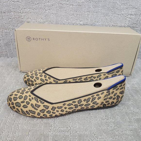 Rothy's The Flat Women's Size 8 Spotted Slip On Flat Comfort Shoes - Picture 4 of 11
